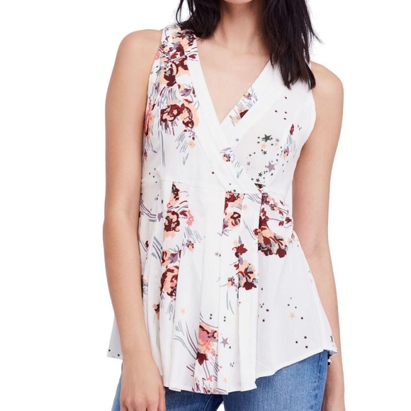 NWT Free People Back to Basics Wrap Top - Picture 6 of 6